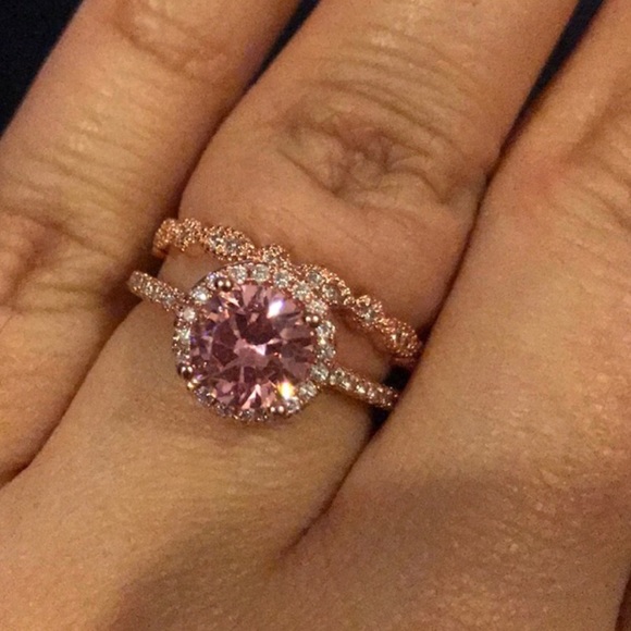 All Jewelry 3 for $15 - Rose Gold Pink Crystal Set - Picture 6 of 6